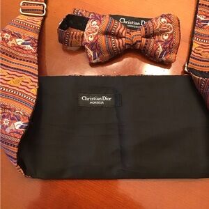 Dior cumber bun and tie
